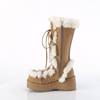 DemoniaCult - CUBBY311 Bottes de plateforme - Crème Product image
